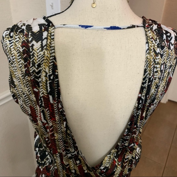 Daniel Rainn multi colored abstract print romper. - Picture 10 of 16